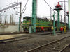 2ТЭ10М 2828 на заправке в депо Одесса-сортировочная