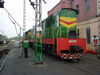 ЧМЭ3 3003 на заправке в депо Одесса-сортировочная