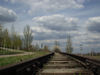 Путь детской железной дороги в Донецке