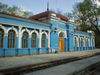 Здание вокзала на ст.Пионерская на детской железной дороге в Днепропетровске