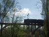 Вл 8 на мосту в Днепропетровске (Вид с Комсомольского острова)