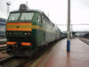 Чс 8 011 с поездом Одесса-Киев на ст.Киев-пасс.