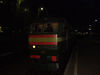ЧС-7 на Киевском вокзале в Москве с поездом Одесса-Москва (огромное спасибо машинистам, которых плохо видно из-за темного времени суток) 