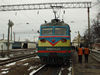 ВЛ 80т 1422 в Жмеринке прицепляется к поезду Одесса-Москва